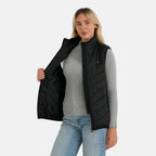 Valissiere Patterned Gilet  - Black_8676258_3