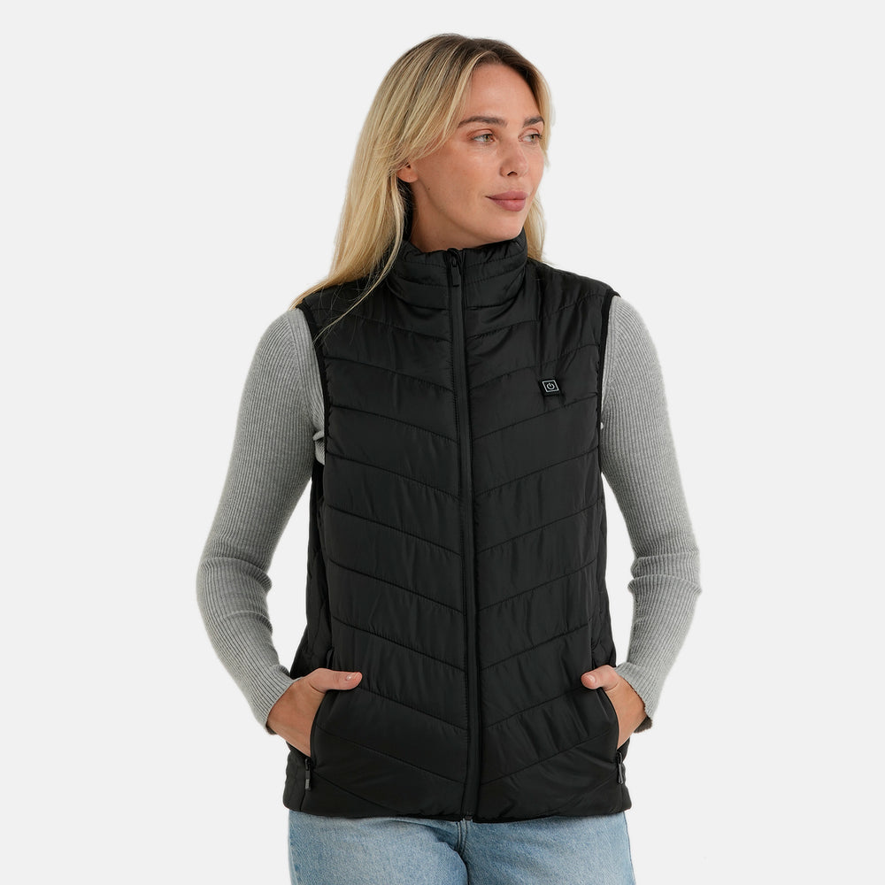 Valissiere Patterned Gilet  - Black_8676258_4