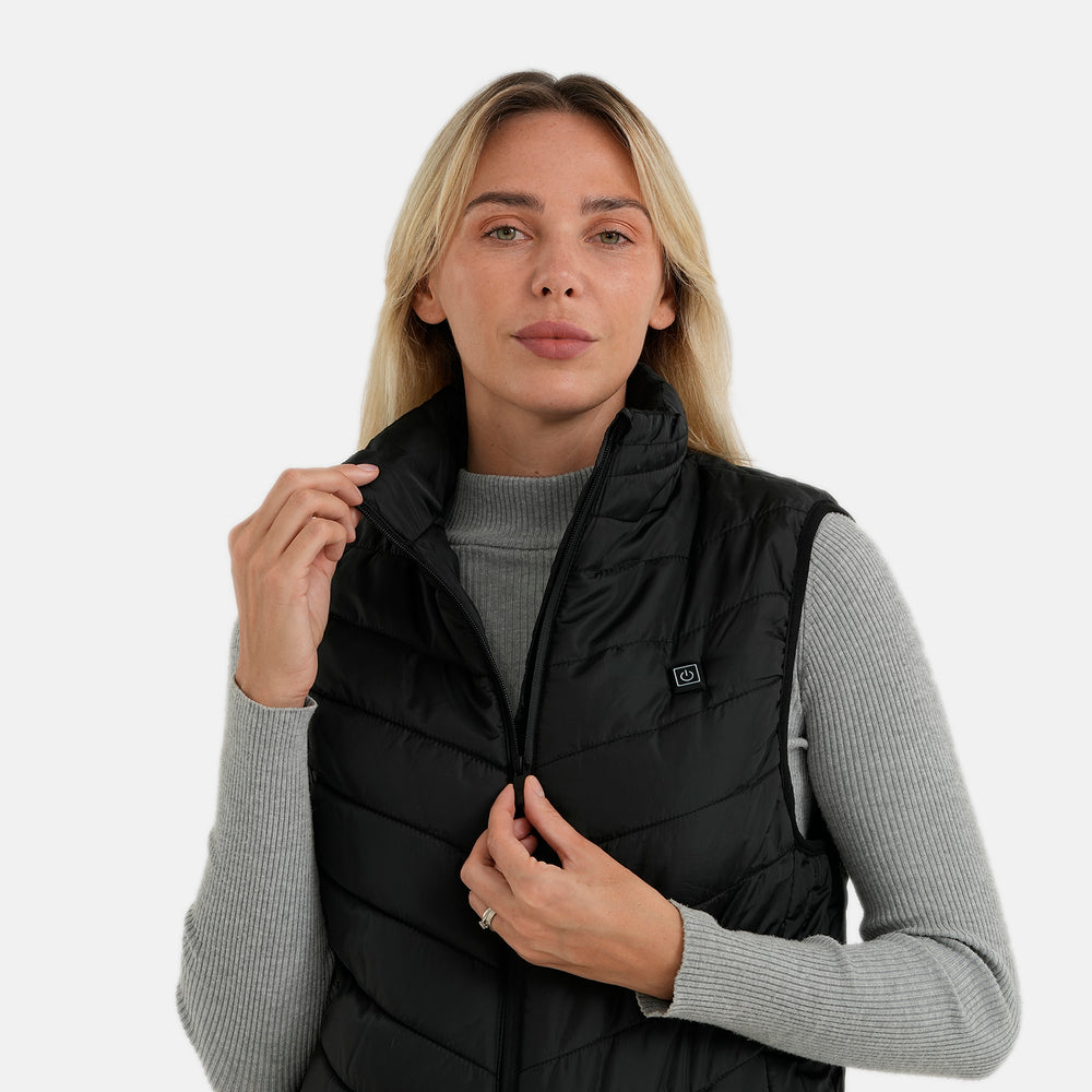 Valissiere Patterned Gilet  - Black_8676258_5