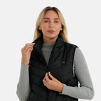 Valissiere Patterned Gilet  - Black_8676258_5