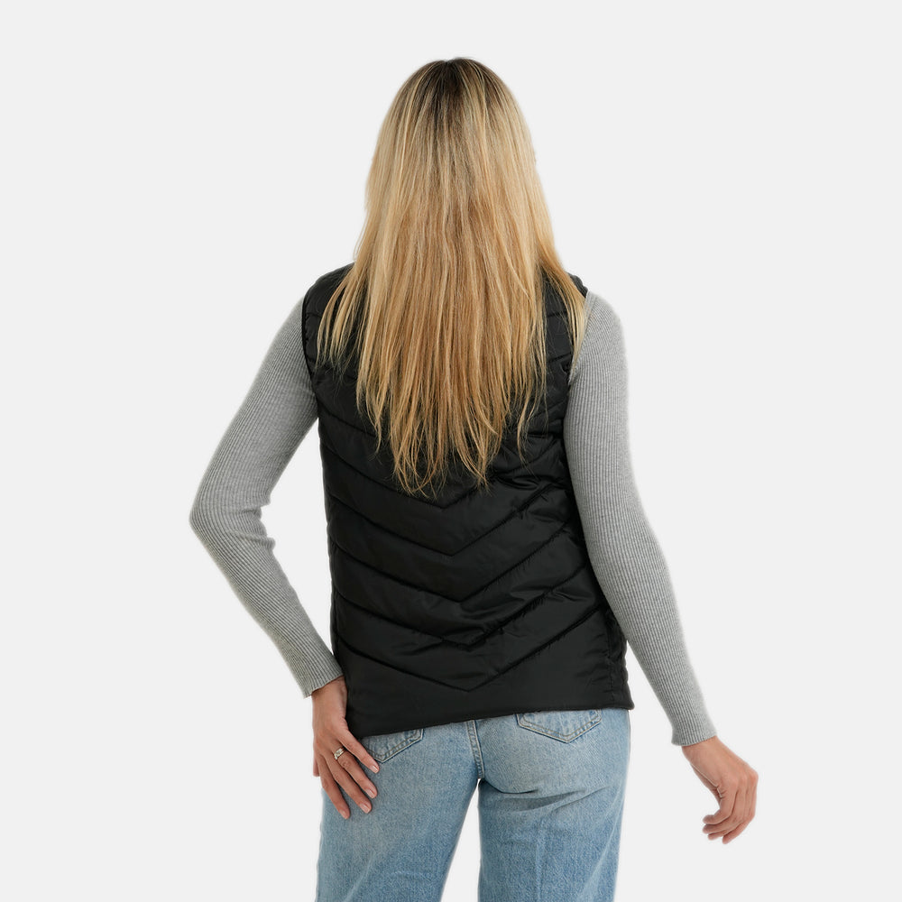 Valissiere Patterned Gilet  - Black_8676294_1