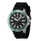 Invicta Pro Diver Quartz Watch with a Black Dial and a Black Silicone Strap in a 45mm Silver Stainless Steel Case with 5 ATM IN-46129_8680026_2
