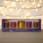 Starlytes Christmas Scented Votives with Golden Holder - Pack od 4_8685600