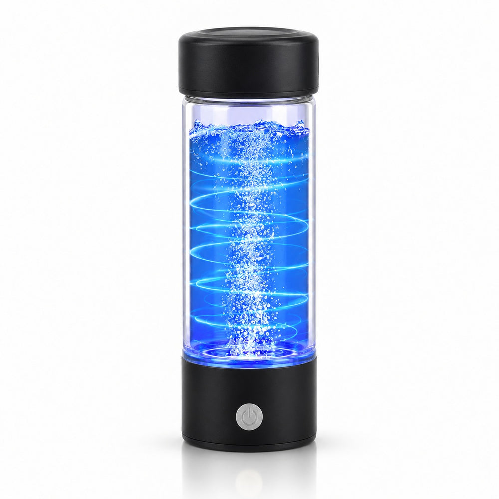 Bliss & Beyond Portable Hydrogen-Rich Water Generator Bottle 420ml - Type-C Rechargeable - Black_8688206