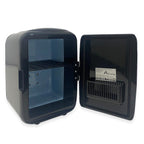 4L Portable Mini Fridge with 240-240 watts Cold Warm Electronic Refriderator - Black_8689789_1