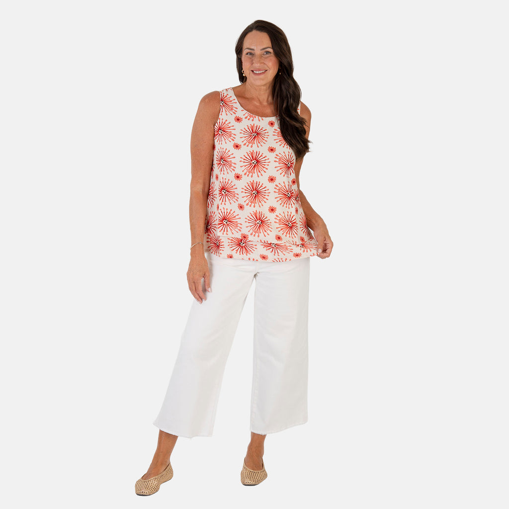 Sugar Crisp  Top (Size - Large) - Coral_8695444