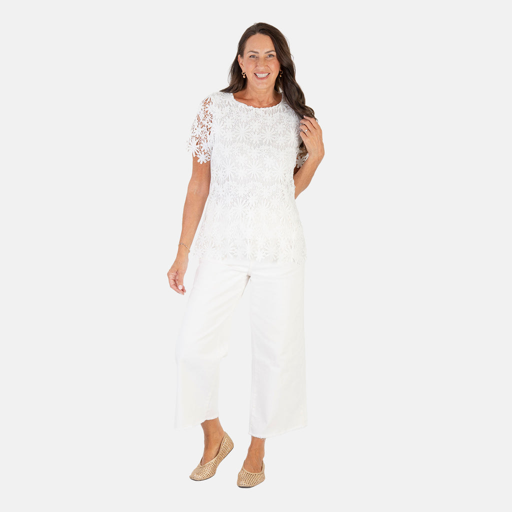 Sugar Crisp  Top (Size - Large) - White_8695516