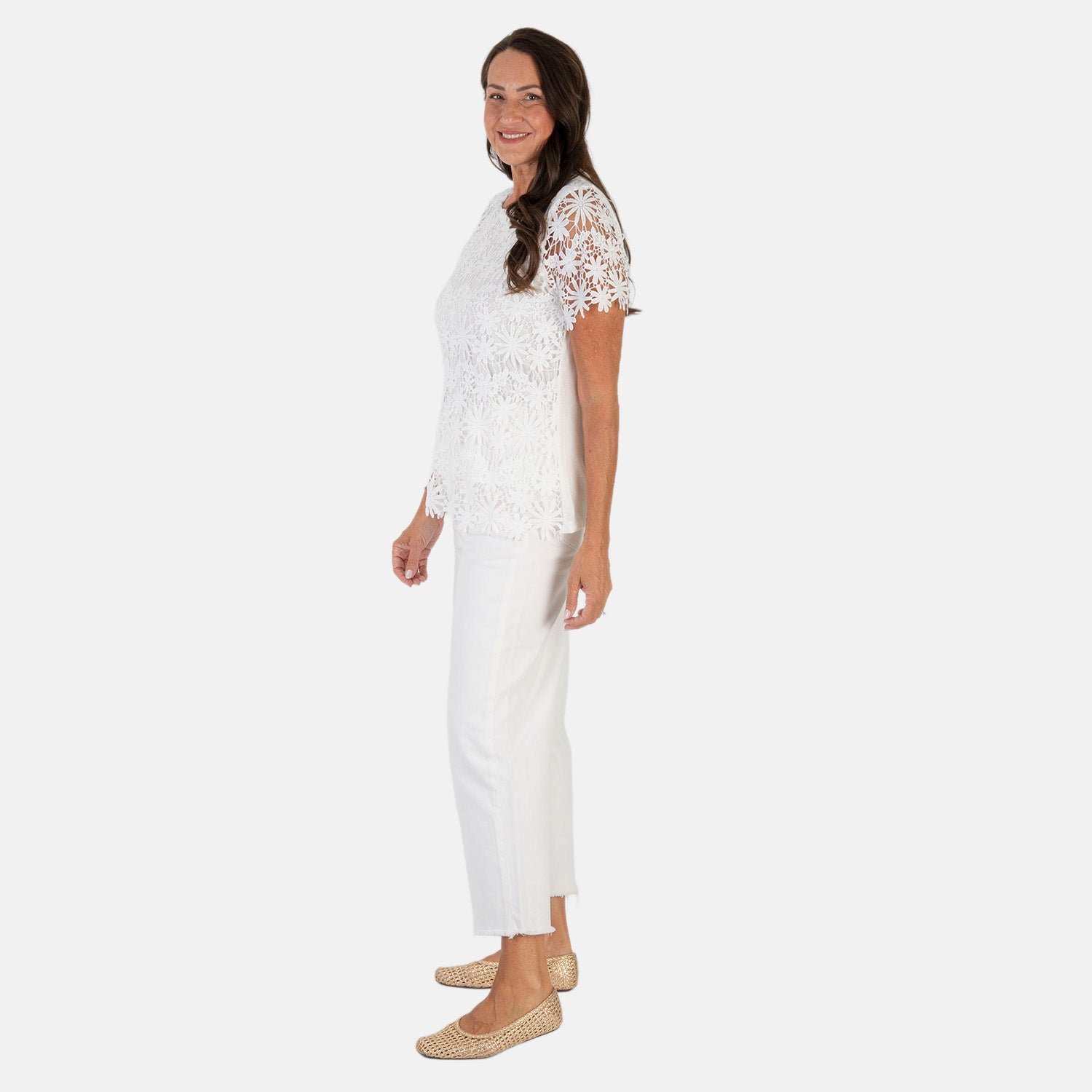 Sugar Crisp  Top (Size - Large) - White_8695516_1