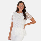 Sugar Crisp  Top (Size - Large) - White_8695516_3