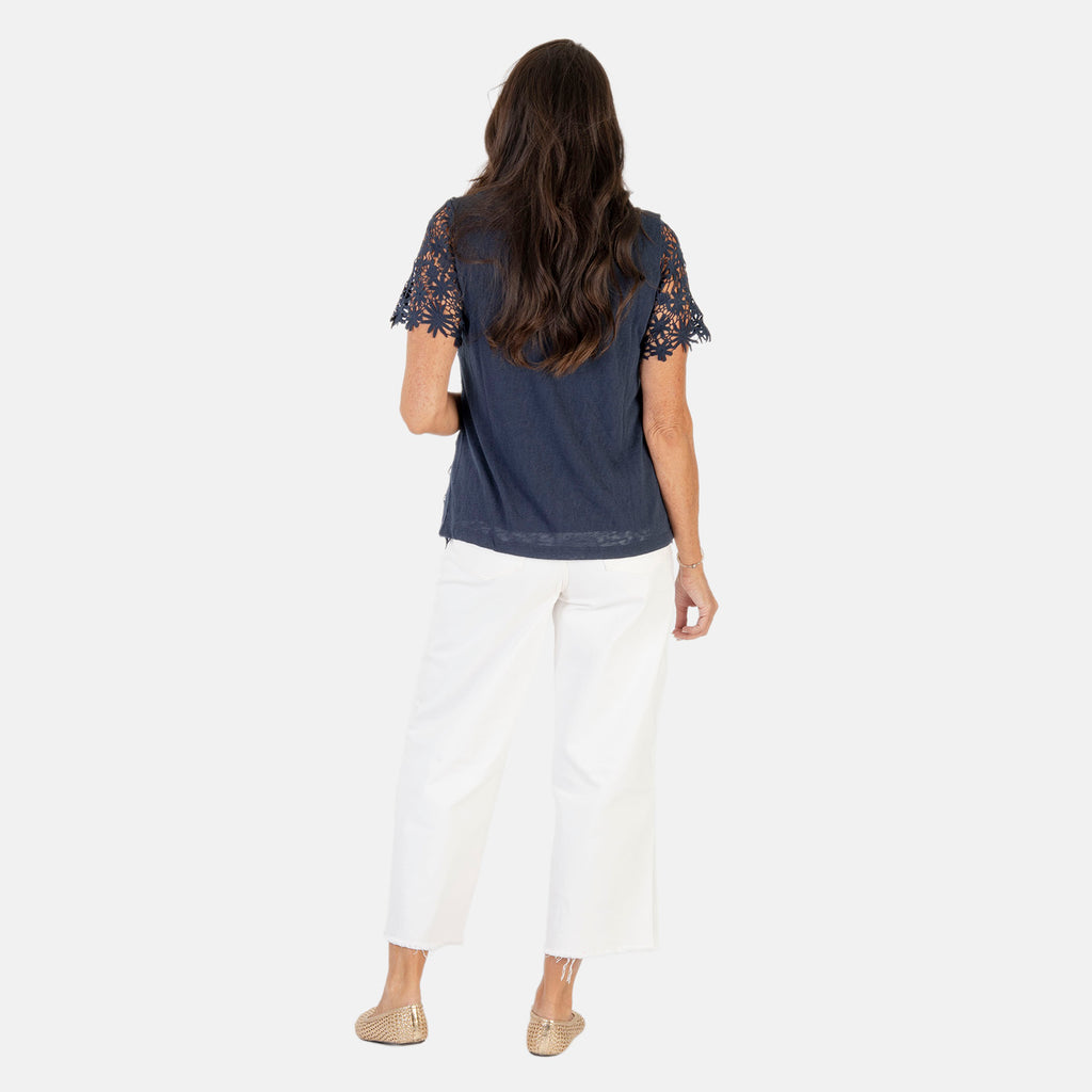 Sugar Crisp  Top (Size - Large) - Navy_8695520_2