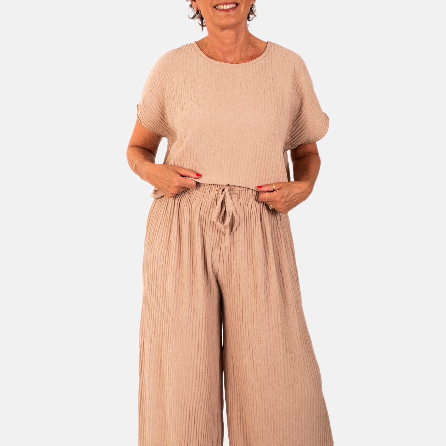 Sugar Crisp  Jean and Pant/Trouser (Size - Large) - Taupe_8695532_4
