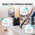 Linsar Portable Carpet and Upholstery Cleaner - Vacuum Machine - Black