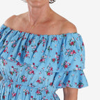 Closeout Deal Cotton Midi (Size - One Size) - Blue_8699297_4