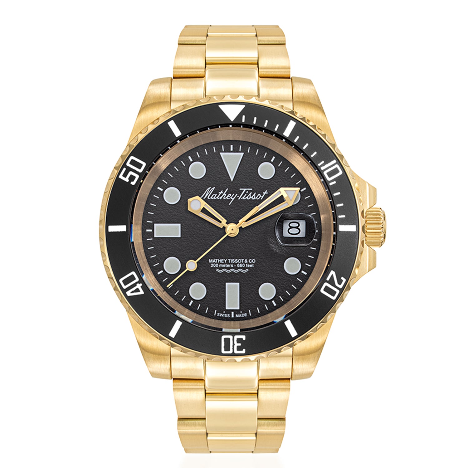 Mens Mathey Tissot Watch with a Black Dial H977PN_8700614