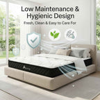 7-Zone Support Breathable Soft Knitted Microfiber Mattress with 365-Day Sleep Trial
