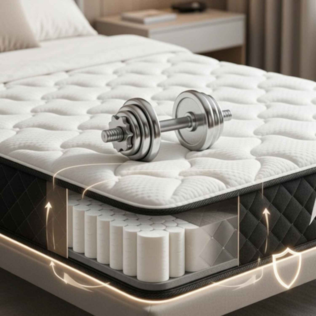 7-Zone Support Breathable Soft Knitted Microfiber Mattress with 365-Day Sleep Trial