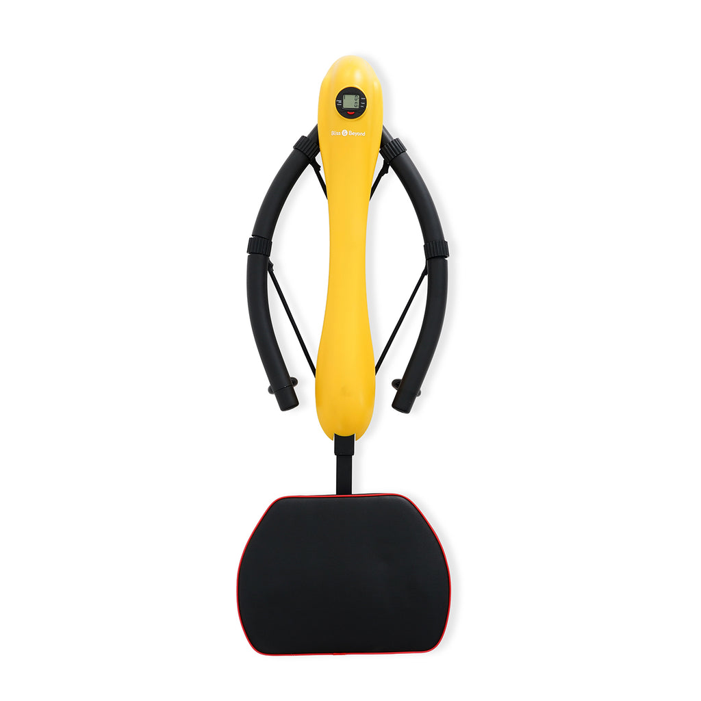 "Bliss & Beyond Abdominal Machine                Colour: Black + Yellow                                 Material: Iron block+ABS+TPE Weight: 7.1KG                                                Produc_8708681