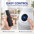 Bliss & Beyond Cooling & Heating Bladeless Fan with Air Purifier, Remote & HEPA Filter