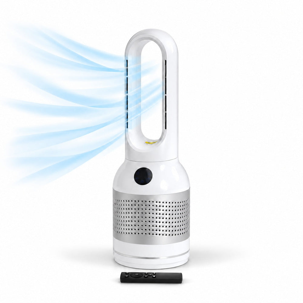 Bliss & Beyond Cooling & Heating Bladeless Fan with Air Purifier, Remote & HEPA Filter