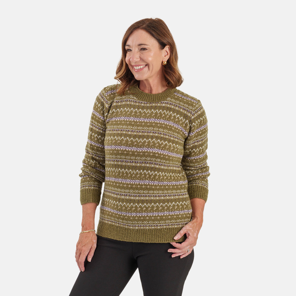 IW Special Acrylic Jumper (Size - Large) - Olive_8711208_1