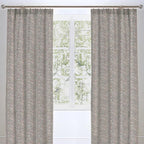 Roselle Floral Blackout Ready Made Curtains (66 x 90 Inch) - Grey_8711441