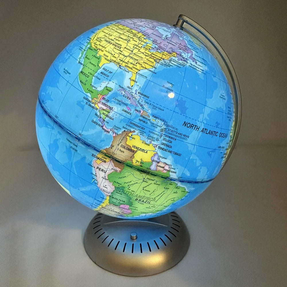 WhizBuilders Illuminated World Globe Lamp - Multi Colour_8718071