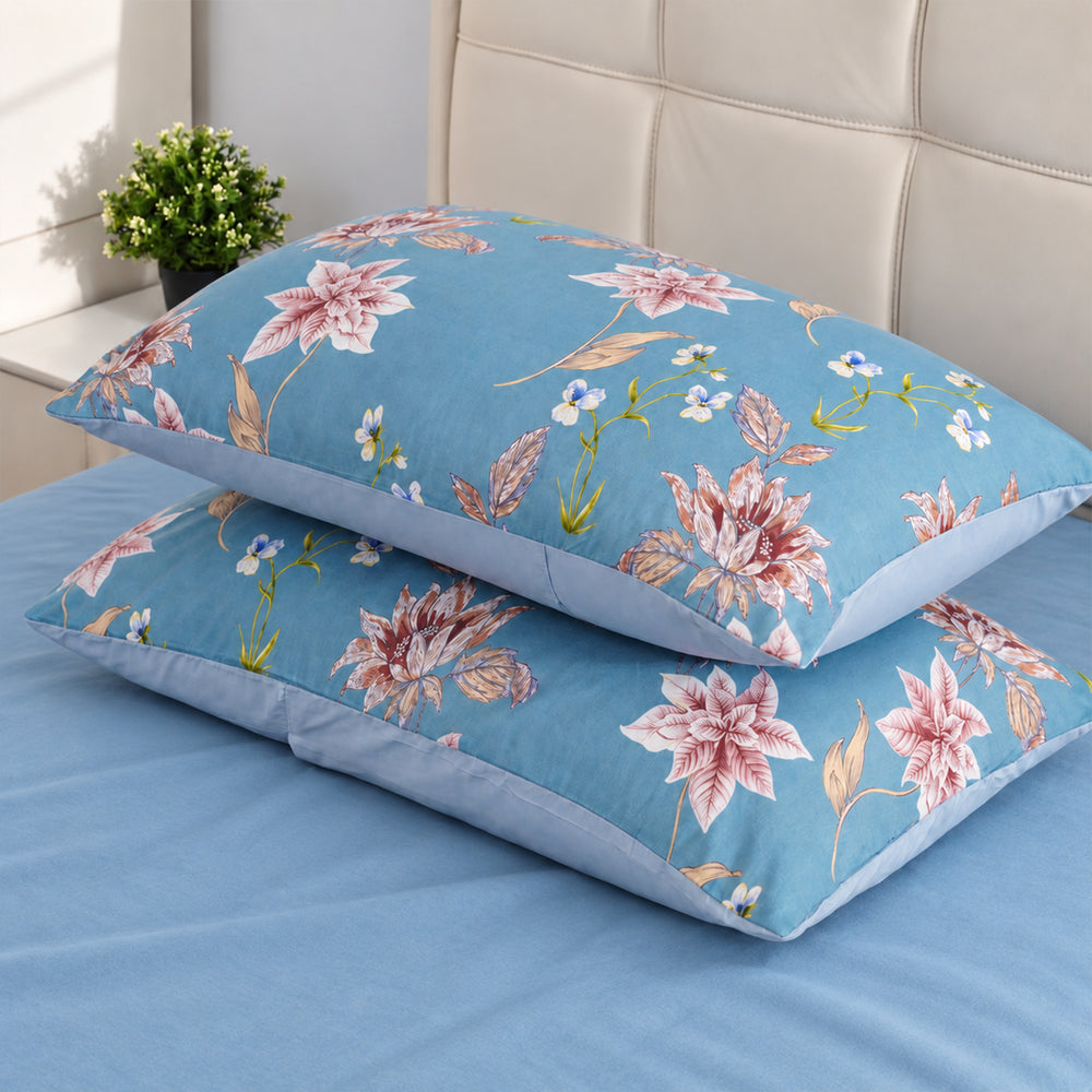 Bliss & Beyond Patterned Comforter and Duvet (Size 200x1 cm) - Blue_8721910_4
