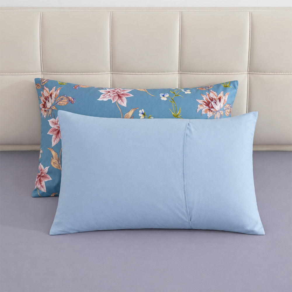 Bliss & Beyond Patterned Comforter and Duvet (Size 200x1 cm) - Blue_8721910_5