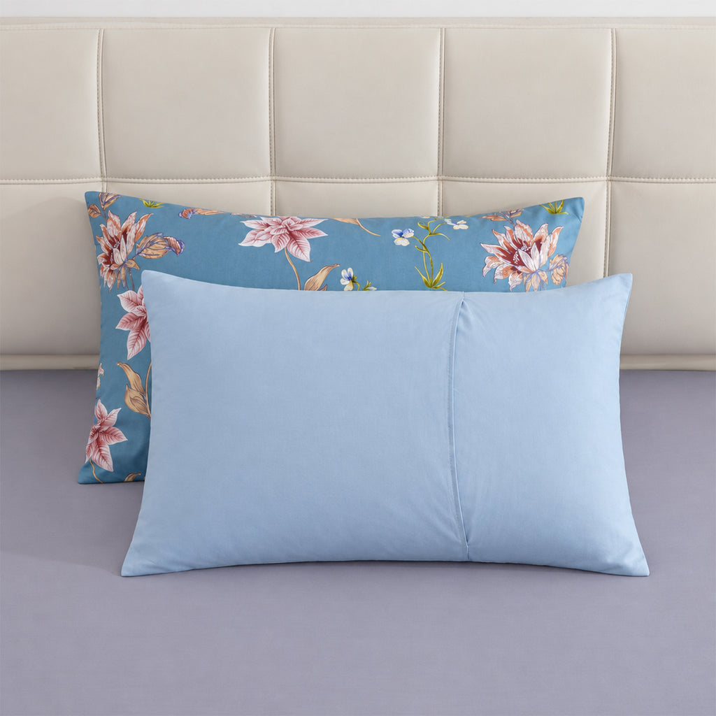 Bliss & Beyond Patterned Comforter and Duvet (Size 200x1 cm) - Blue_8721910_5