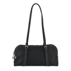 Leather Patterned Tote Bag (Size 32x11x17 cm) - Black_8723515