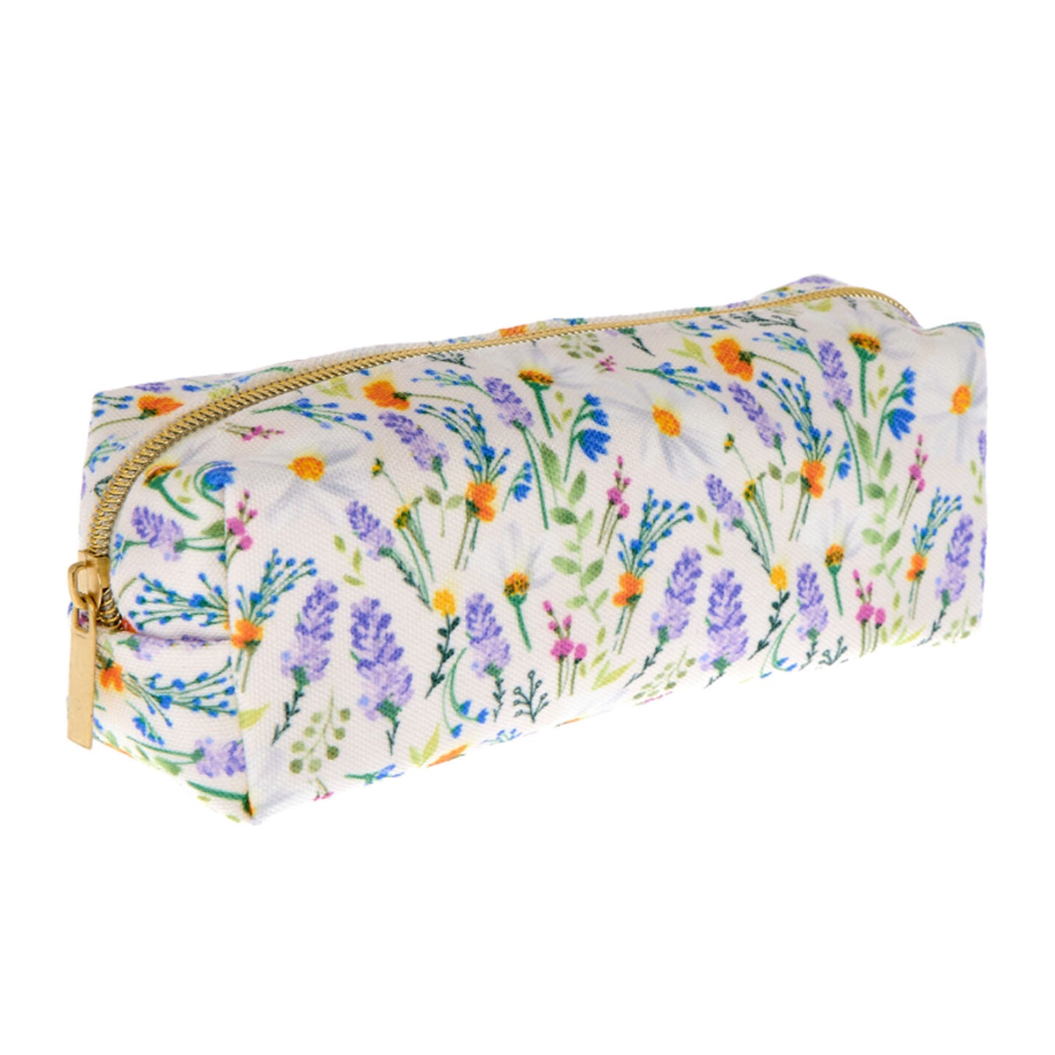 Floral Pencil Case - White_8724875