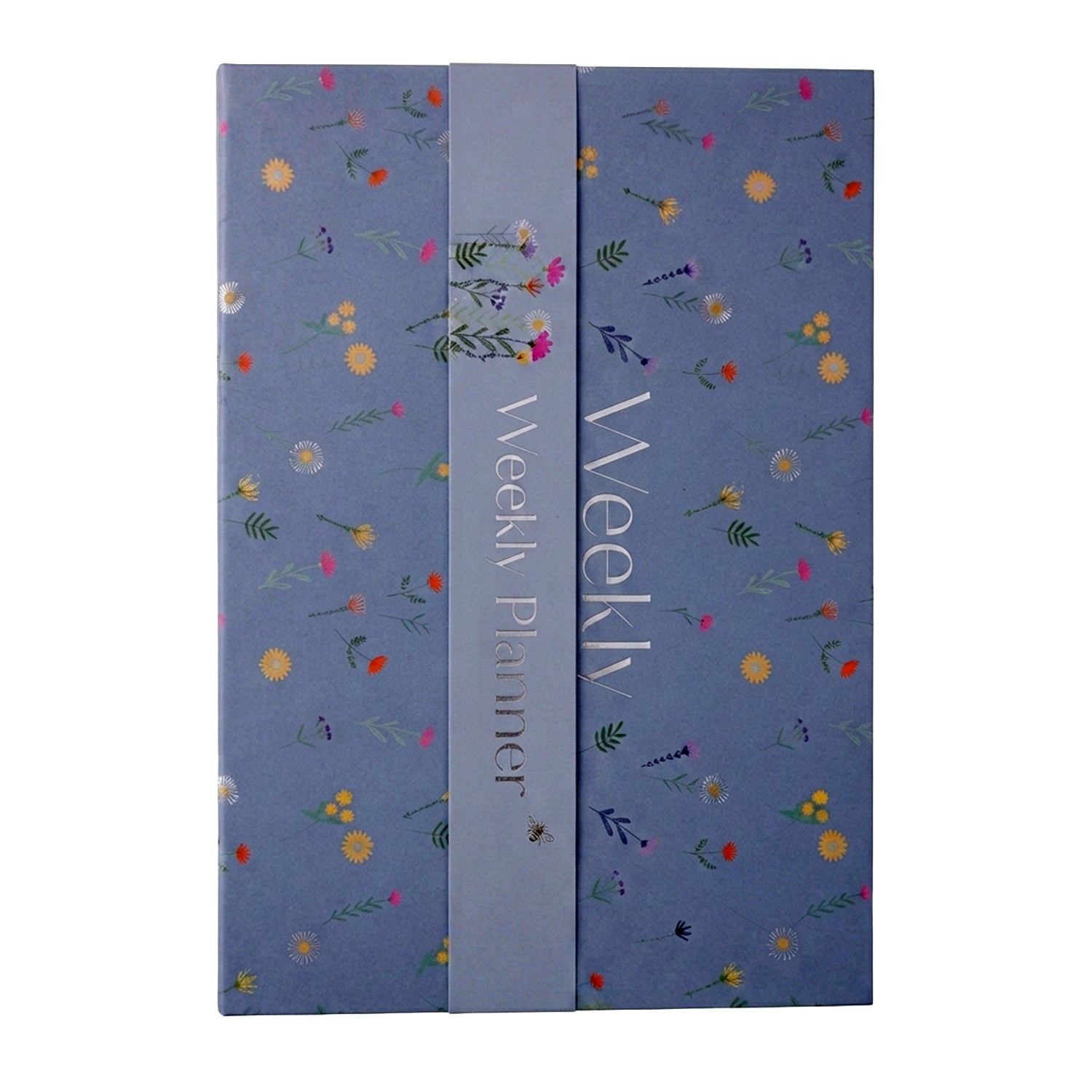 Weekly Desk Planner Notebook with Sticky Notes & Post-It Tabs Set - Blue_8724879