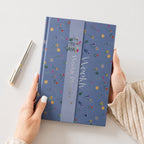 Weekly Desk Planner Notebook with Sticky Notes & Post-It Tabs Set - Blue_8724879_1