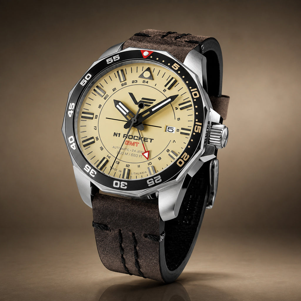 Vostok Europe Automatic Mens Watch in Stainless Steel - White_8724904