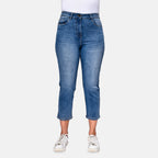 TAMSY - Angelina Relaxed Stretchable Jeans (Size 22) - Mid Blue_8731322