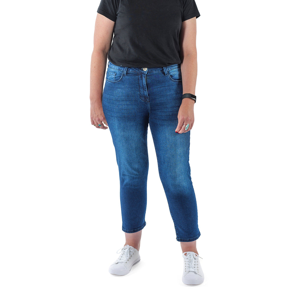 TAMSY - Angelina Relaxed Stretchable Jeans (Size 22) - Indigo_8731334
