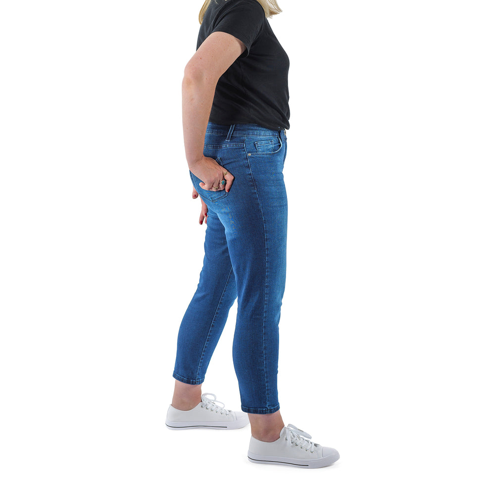 TAMSY - Angelina Relaxed Stretchable Jeans (Size 22) - Indigo_8731334_2