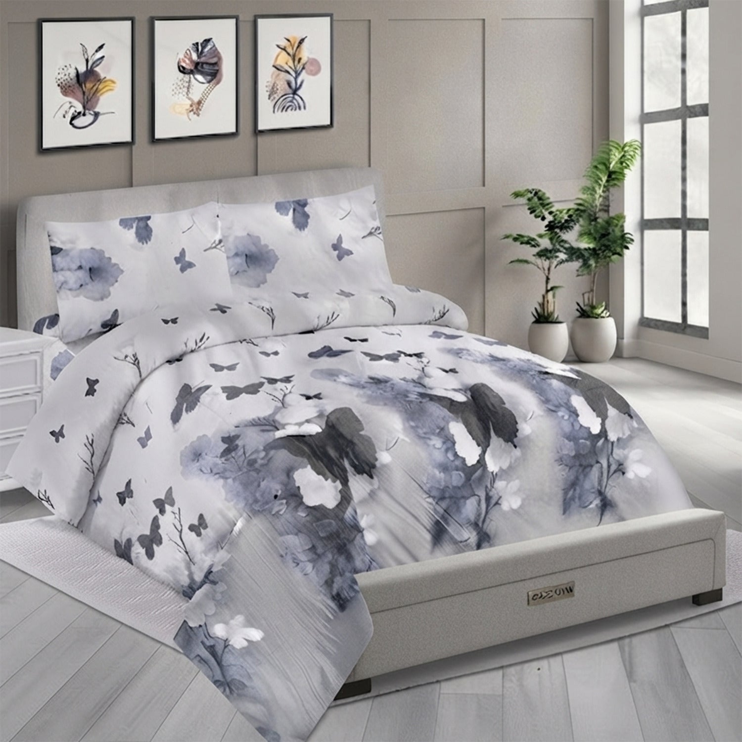 IW Special Microfiber Bedding Set - Blue_8737551
