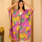 & Maisi  Cover Up and Sarong (Size - One Size) - Pink Yellow_8740743