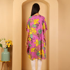 & Maisi  Cover Up and Sarong (Size - One Size) - Pink Yellow_8740743_1