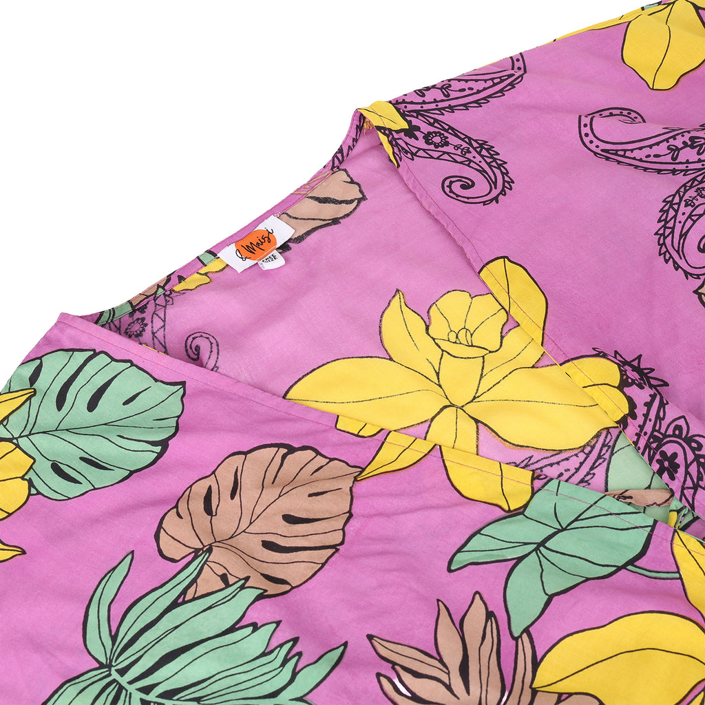& Maisi  Cover Up and Sarong (Size - One Size) - Pink Yellow_8740743_6