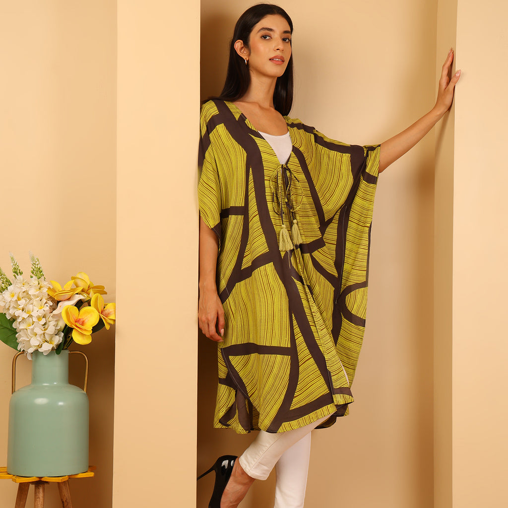 & Maisi  Cover Up and Sarong (Size - One Size) - Green_8740744_4