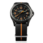 Traser Swiss Quartz Mens Watch in Stainless Steel - Black_8741431