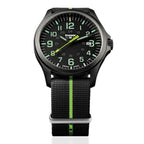 Traser Swiss Quartz Mens Watch in Stainless Steel - Black_8741432