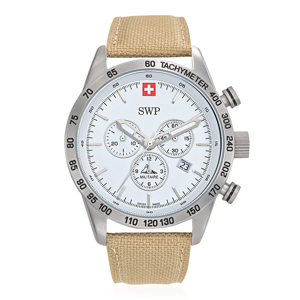 Swiss Military Swiss Mens Watch in Stainless Steel - Black_8741543_2