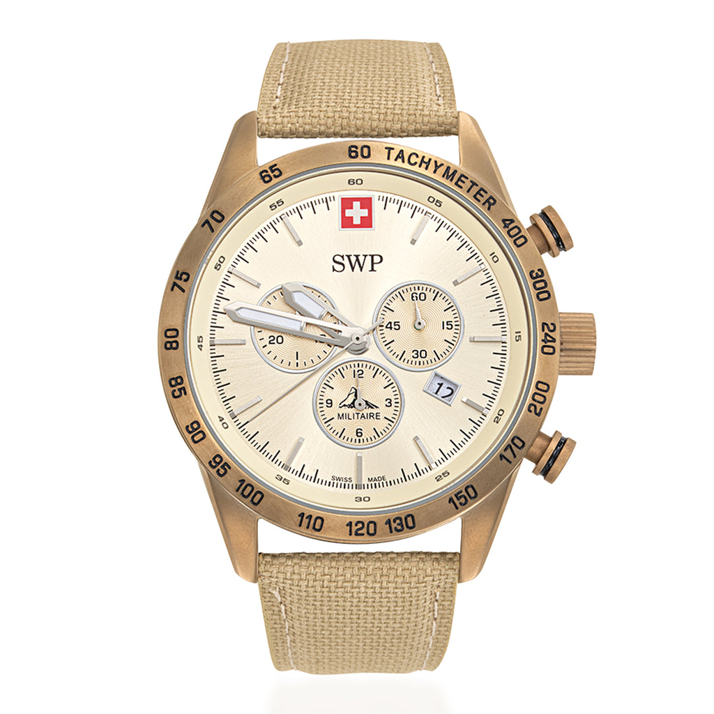 Swiss Military Swiss Mens Watch in Stainless Steel - White_8741546_2