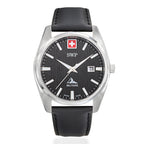 Swiss Military Swiss Mens Watch in Stainless Steel - Silver_8741579