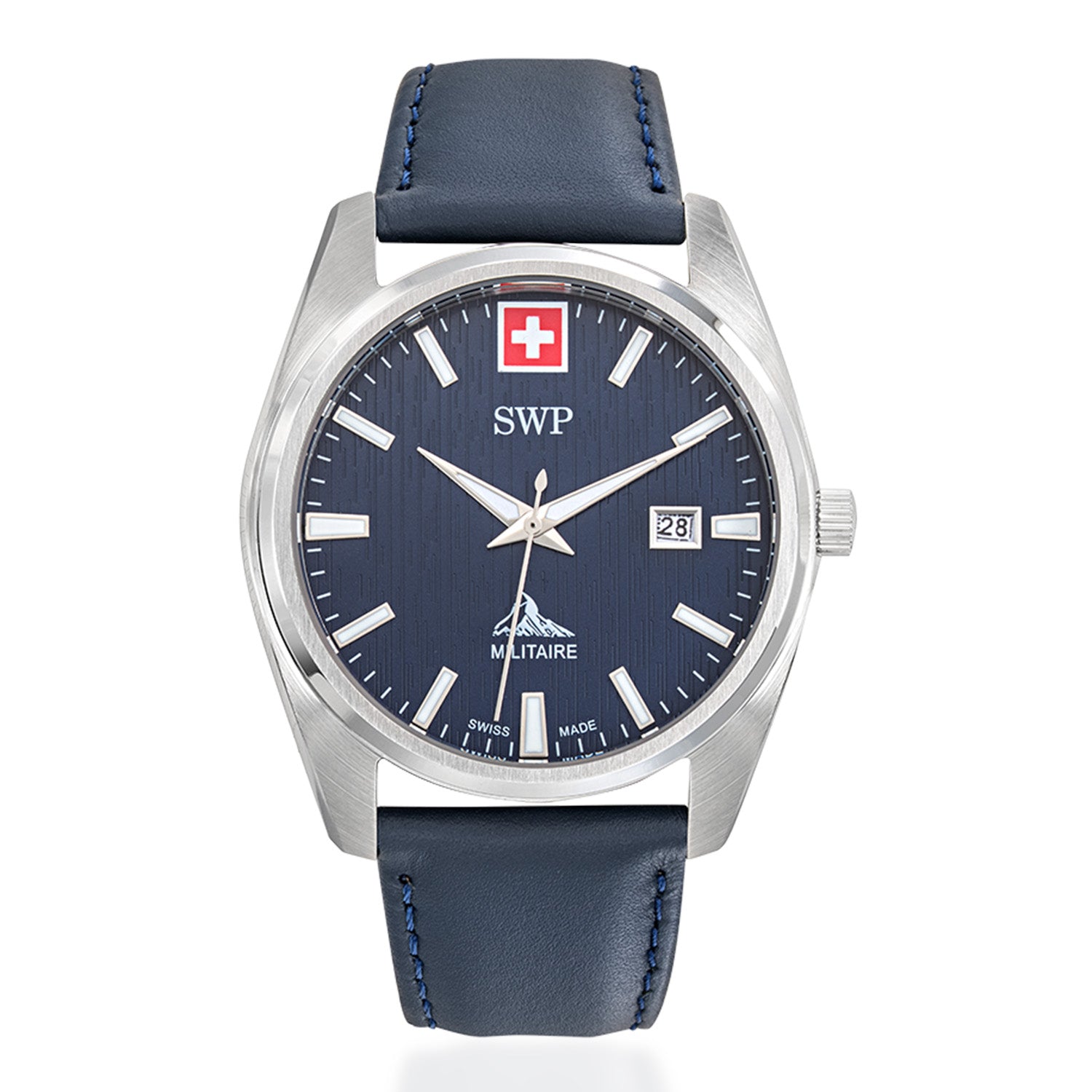 Swiss Military Swiss Mens Watch in Stainless Steel - Silver_8741580