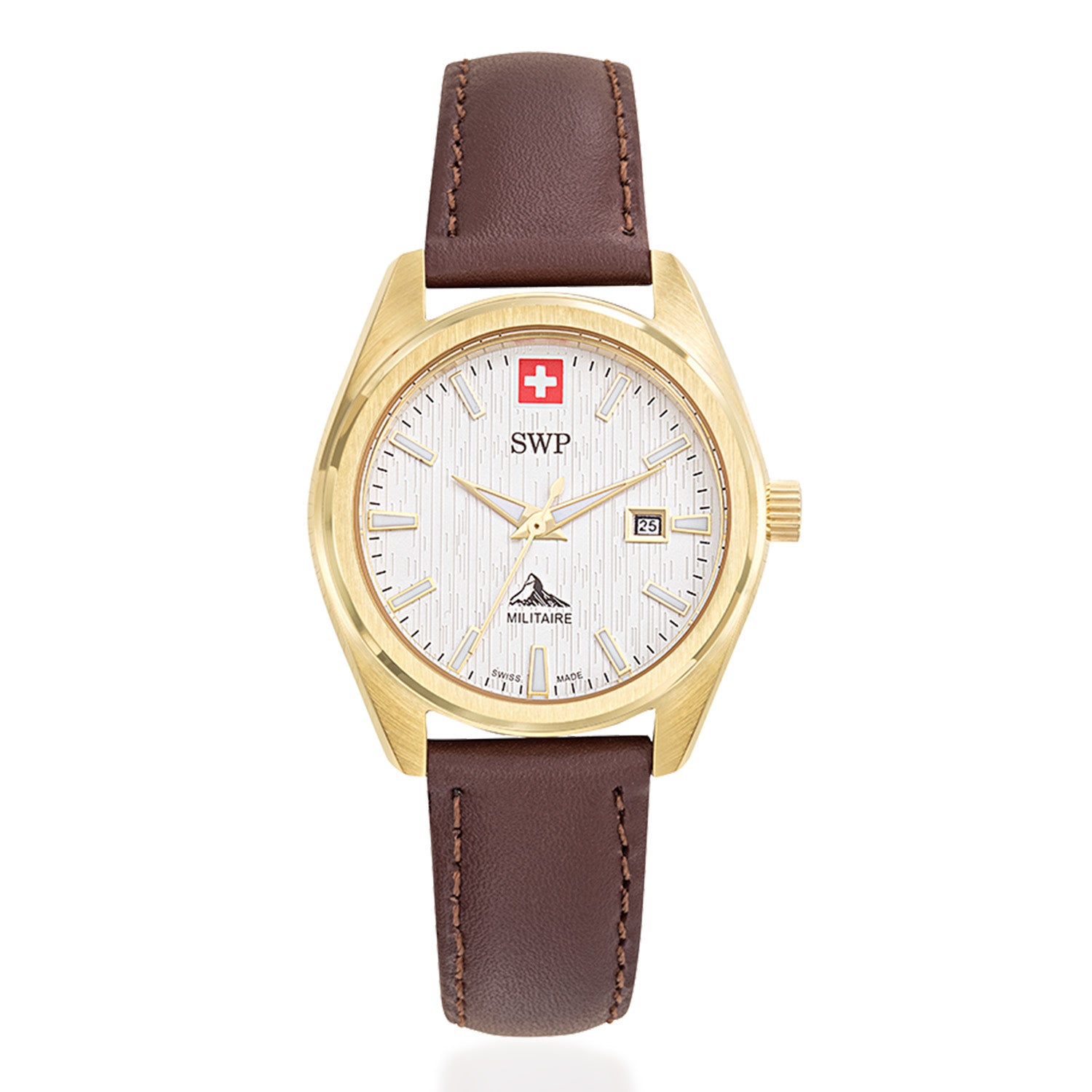 Swiss Military Swiss Mens Watch in Stainless Steel - Silver_8741599