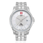 Swiss Military Swiss Mens Watch in Stainless Steel - Silver_8741612